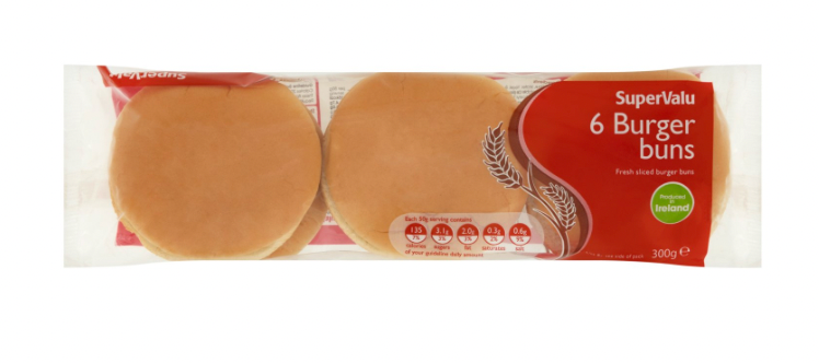 Supervalu Burger Buns 6 Pack 300 G Homeperk 1603