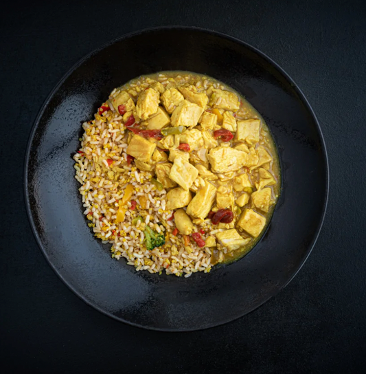 Pure Power Chicken Curry with Power Rice