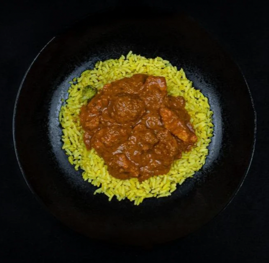 Pure Power Chicken Tilkka Masala with Yellow Power Rice